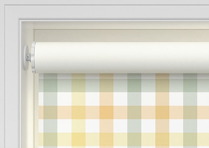Laura Ashley Cove Check, Ochre - Twist&Fit Roller Blind - Image 9